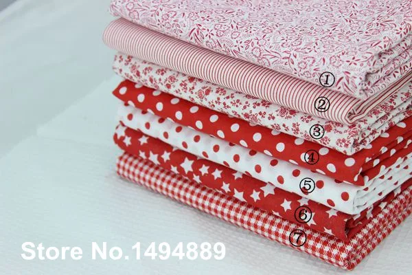 

New Arrival ~ 1 meter sweet colors 100% cotton plain fabric red talasite lattice vintage floral handmade DIY cloth(CR14-28)
