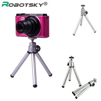 

Robotsky Mini Tripod Bracket For iphone Camera Digital Camera Self-Timer Smartphones Holder Universal Adjustable Desktop stand