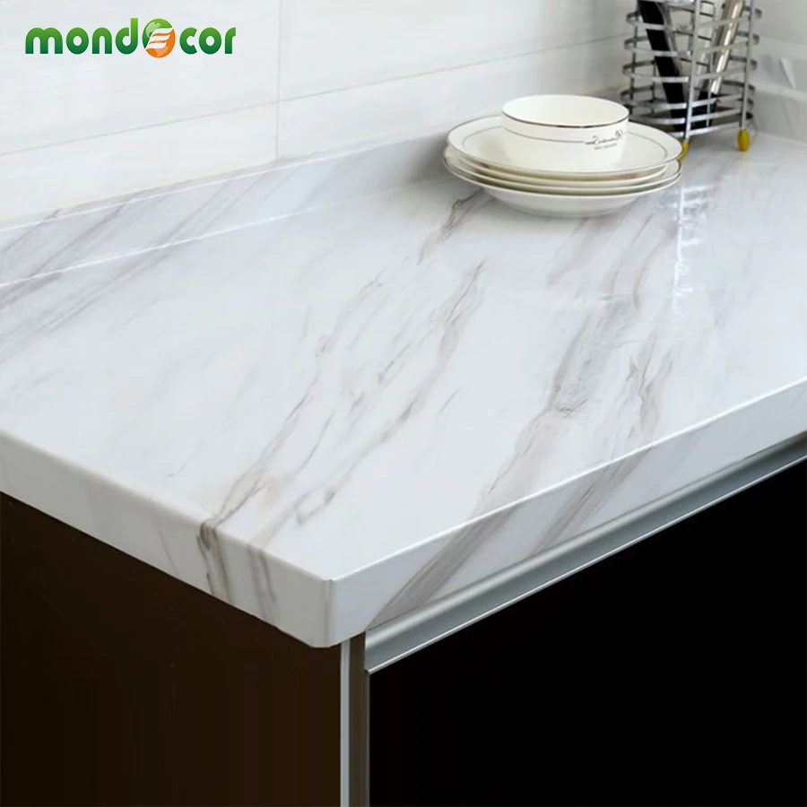 Glossy Marble Contact Paper Pvc Kitchen Cabinet Counter Wallpaper Bathroom Self Adhesive Wall Sticker Home Decor Removable Decal Buy Online At Best Prices In Pakistan Daraz Pk