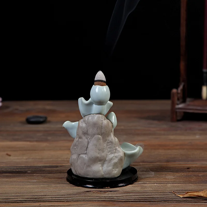 Конусы для благовоний Backflow горелка керамическая курильница держатель лотос