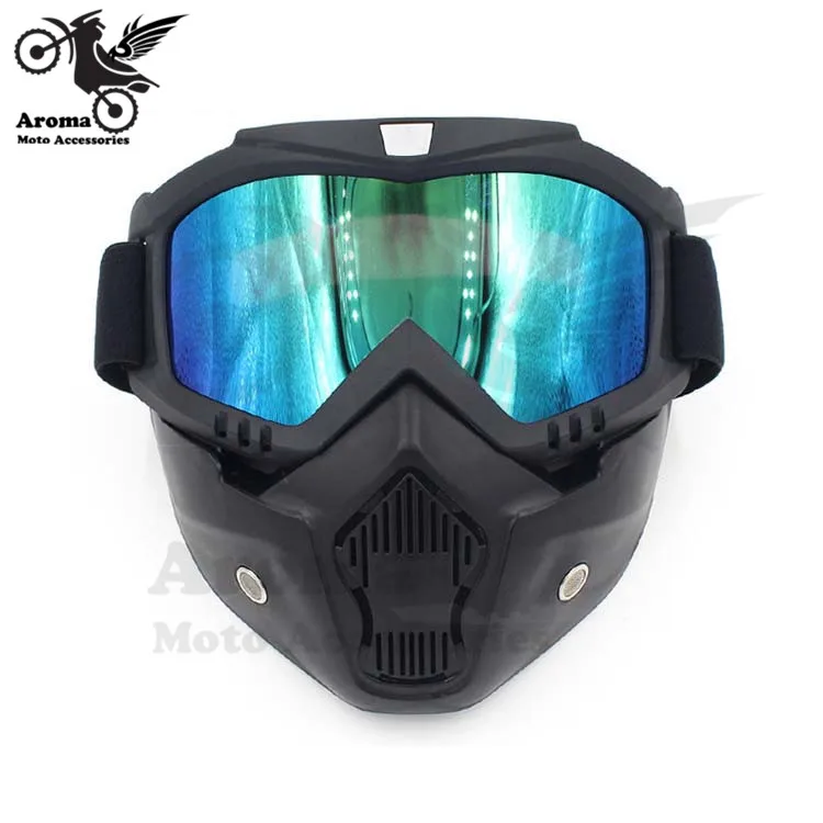 colorful clear lens motorbike eye protection universal moto dirt pit
