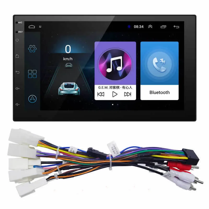 Ectwodvd 7 дюймов 2DIN Android 8 1 автомобильный dvd плеер для Nissan Volkswagen Toyota Honda Kia hyundai