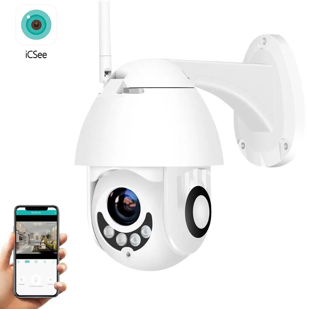 Besder WiFi IP камера Full HD 1080P беспроводной проводной PTZ открытый скорость купольная CCTV камера безопасности Поддержка двухстороннее аудио приложение ICSee