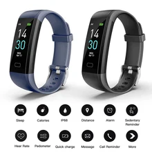 S5 Смарт-часы монитор сердечного ритма фитнес-трекер Шагомер бег Счетчик шагов водонепроницаемый Бег шагомер для iOS Android