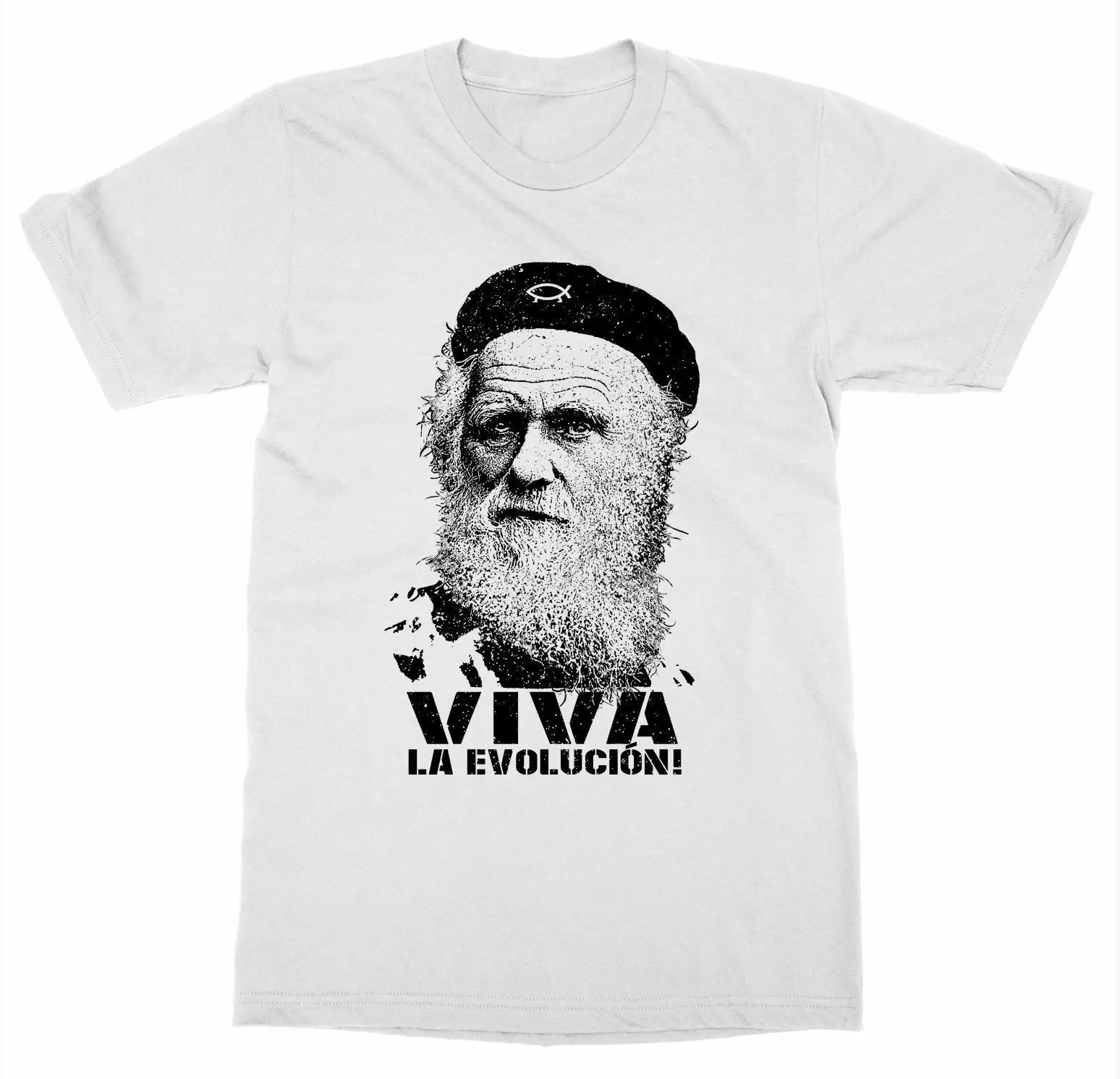 

2019 Cool Charles Darwin T-Shirt Chemistry Biology Experiment Genius Science Evolution Unisex Tee