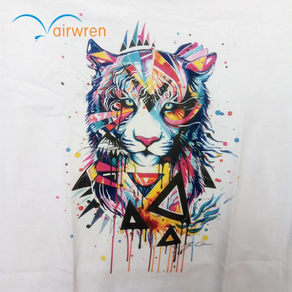 2018 multicolor A3 size t-shirt printing machine can print vivid 3d effect image on clothes