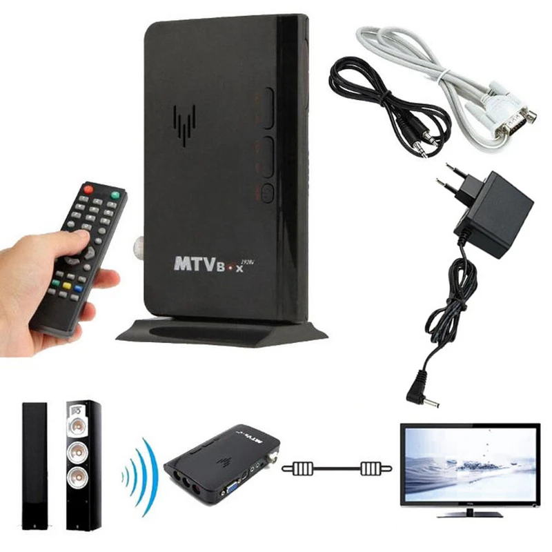 

Mayitr Portable EU Plug HDTV HD LCD TV Analog Tuner Box Digital Computer TV Program Receiver Kits 1920x1200