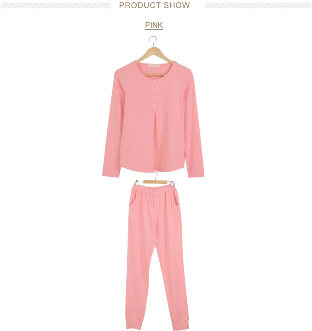 Qianxiu пижамы для девочек для женщин 95% Модал удобные пижамы с длинным рукавом контракт естественно весна взрослых onesie