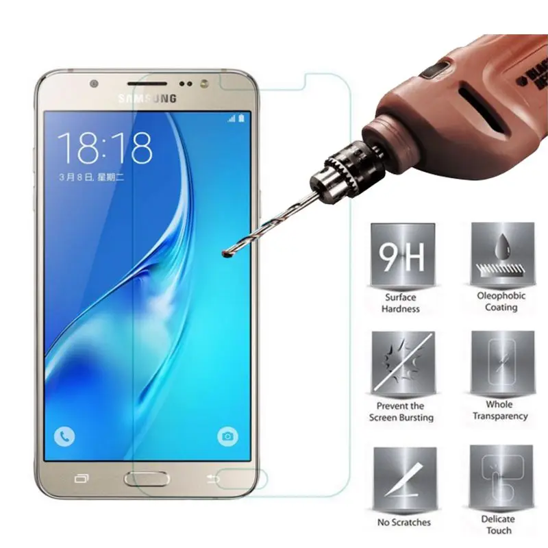 

Tempered Glass Screen Protector for Samsung Galaxy J7 2016 Protective Film J7 , Mobile Phone Screen Protector for Samsung J7