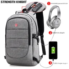 External USB Charge Backpack Men Anti Theft Lock Laptop Bag Large School Bags Male Travel Backpacks With Headphone Plug Mochila External USB Charge Backpack Men Anti Theft Lock Laptop Bag Large School Bags Male Travel Backpacks With Headphone Plug Mochila
