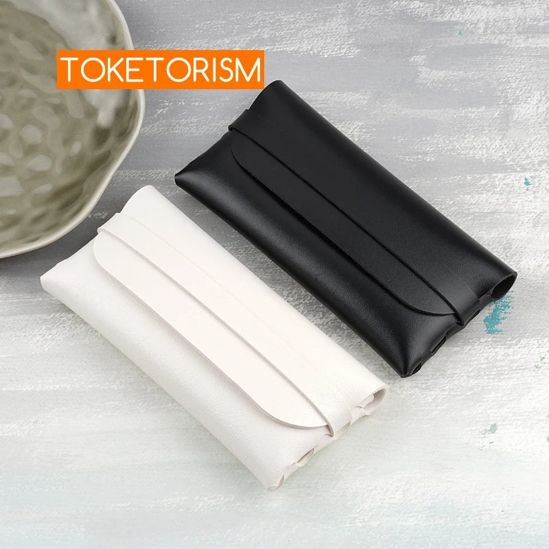 Toketorism portable and stylish soft glasses bags durable sunglasses cases for unisex B7