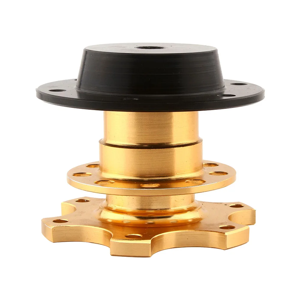 

FIFAN Gold Universal Steering Wheel Quick Release Hub Boss Kit Wheel Hub Adapter For 6 hole Steering Wheel Hub