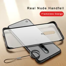 HereCase For Oneplus 7 Pro Frameless Case Transparent Matte Hard PC Phone Cases for One Plus 7 Pro Ultra Slim Clear Back Cover