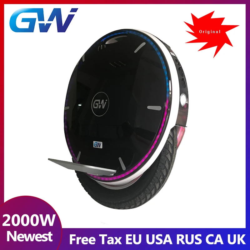 Обновленная версия 2020 Gotway Nikola 84V 2100WH Электрический Одноколесный велосипед monowheel