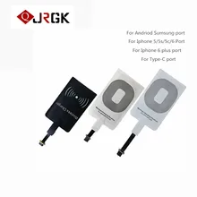 JRGK Ultra Thin Universal Wireless Charger Qi Wireless Charger Receiver Customized for iphone Samsung HTC Huawei