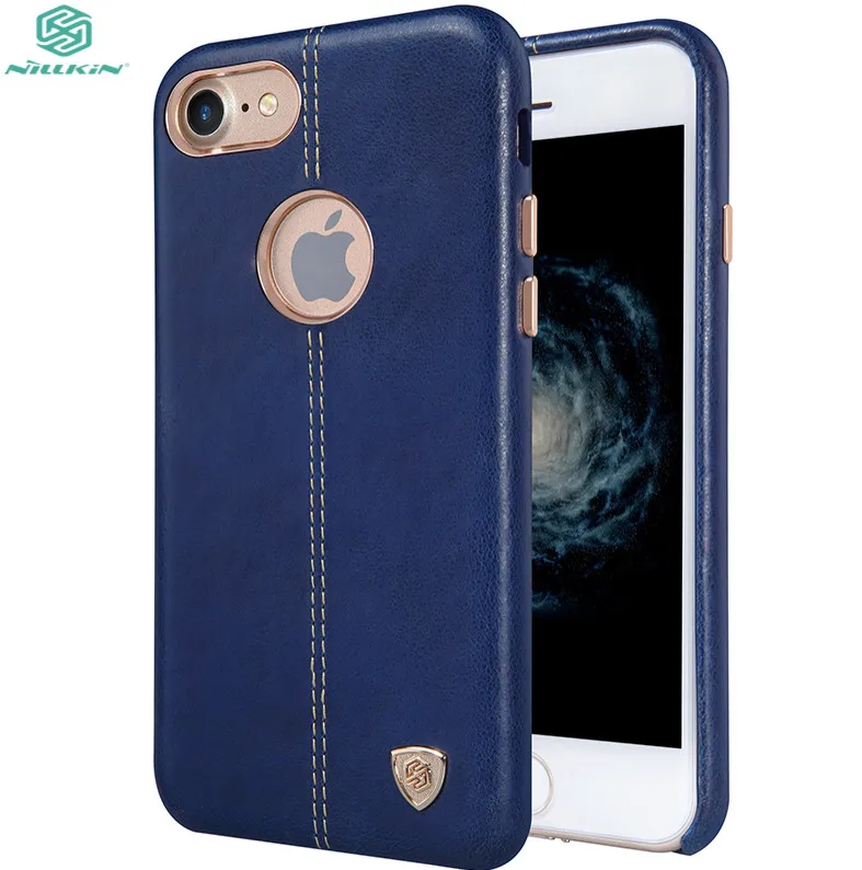 

Nillkin Vintage lether PC case Englon PU Leather back Cover Case for iPhone 7 7 Plus 6 6S Plus fit magnetic car holder