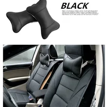 2 шт., автомобильная стильная подушка для шеи из искусственной кожи, подушка для Honda fit accord crv civic 2006-2012, jazz city hrv, аксессуары