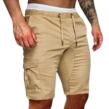 Мужские тренировочные брюки, повседневные эластичные спортивные брюки для бега, спортивные однотонные мешковатые хлопковые шорты в уличном стиле