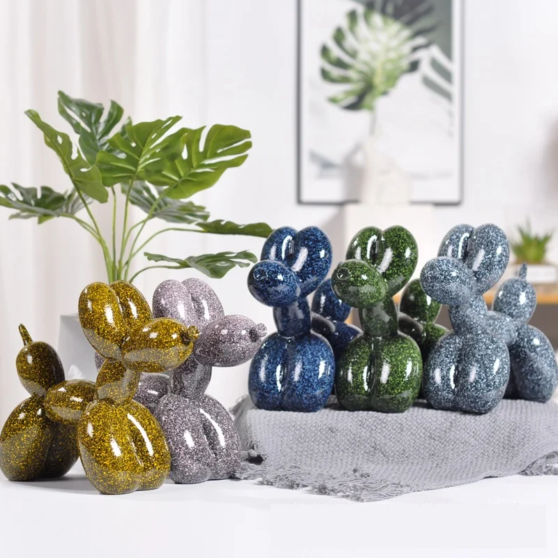 

Creative Resin Crafts Decoration Balloon DOG Ornament Home Decoration Gift Decoration Item P0050