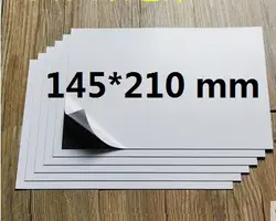 1/3/5/10 шт A5 самоклеящийся лист магнитной резины 0,5 мм липкий гибкий магнит 14,5x21 см