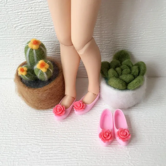 1/6 кукольные Цветочные туфли Blythedoll Pullip Shoes (подходит для blythdoll Barbi azone lati kurhn Doll)|doll