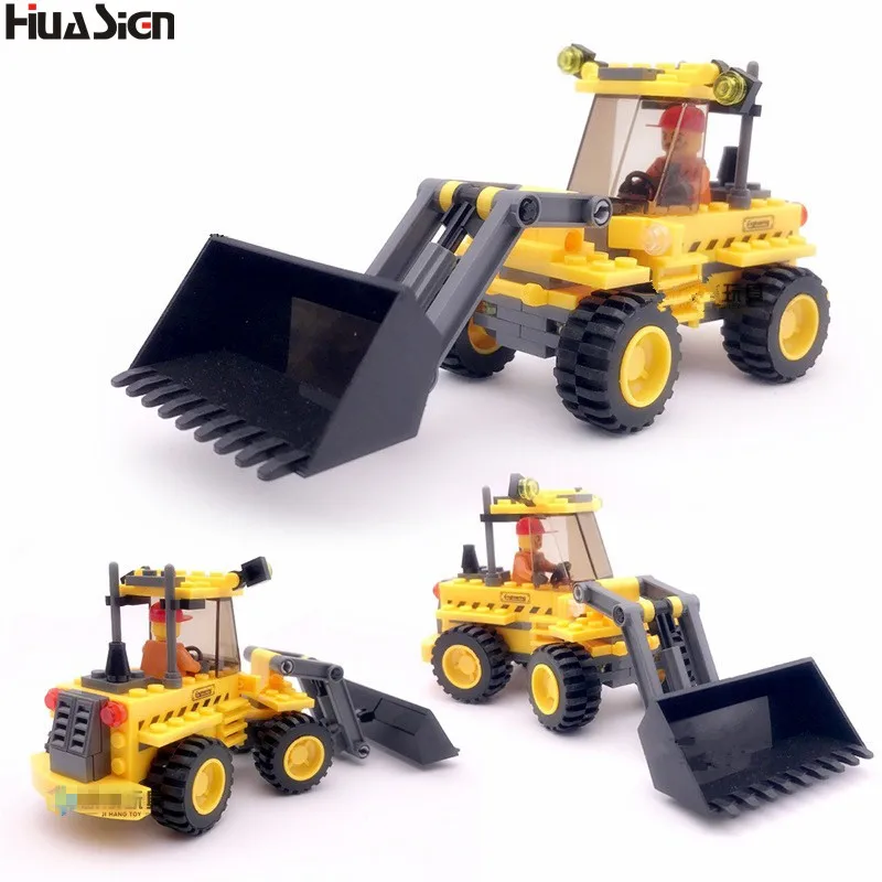 

2017 Brand City Construction Excavator Bricks Blocks Assembly Vehicle Model Building Blocks Kit Toys for Children