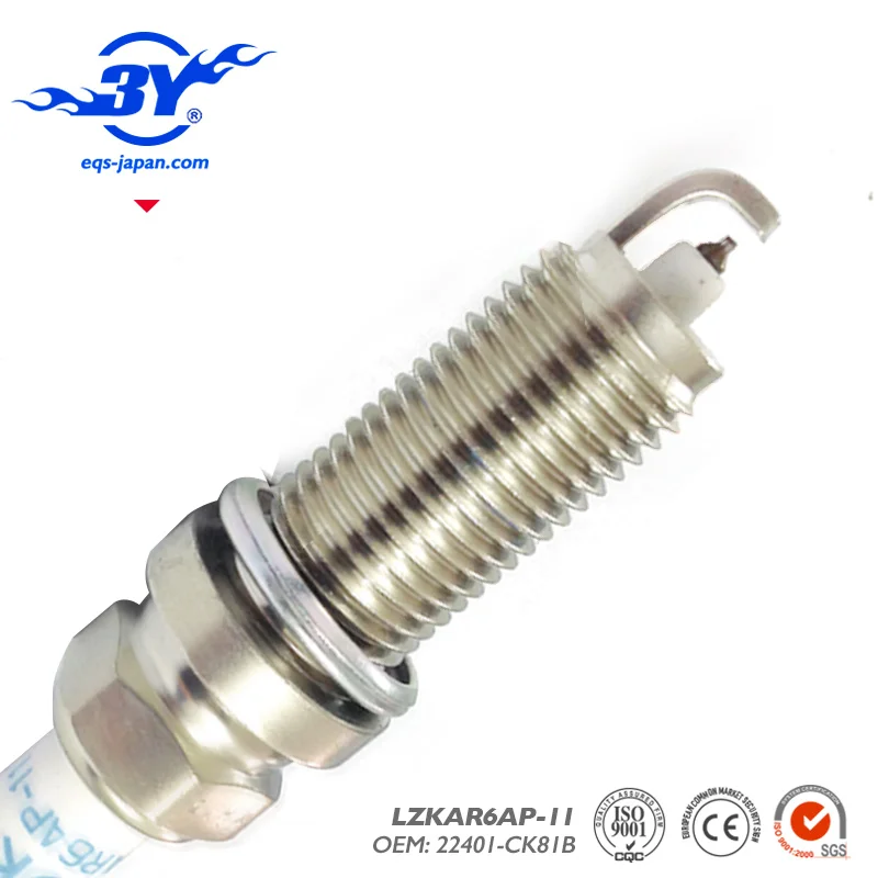 

Set Of (4), LZKAR6AP-11 22401-CK81B 22401 CK81B LZKAR6AP 11 High Quality Spark Plug For Nissan Frontier 2.5L Sentra 1.8L 2.0L
