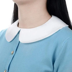 Ladies Women Adult Detachable Lapel Shirt Fake Collar Blouse Top Solid Color White/Black Fake Collar Accessories Ladies Women Adult Detachable Lapel Shirt Fake Collar Blouse Top Solid Color White/Black Fake Collar Accessories