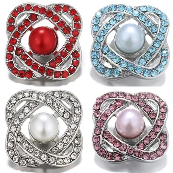 

JaynaLee 18-20mm Metal Ginger Snap Button Fit Ginger Snaps Bracelets Jewelry for women men gifts GJS5711