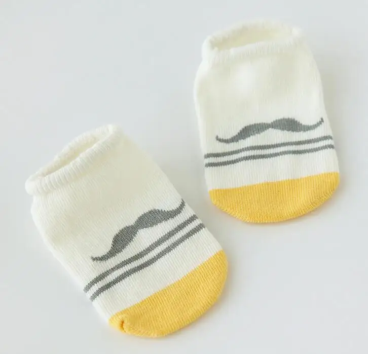 TongYouYuan/милые хлопковые носки для маленьких мальчиков и девочек; модные мягкие носки-тапочки с рисунком для малышей; носки-башмачки для новорожденных - Цвет: Q
