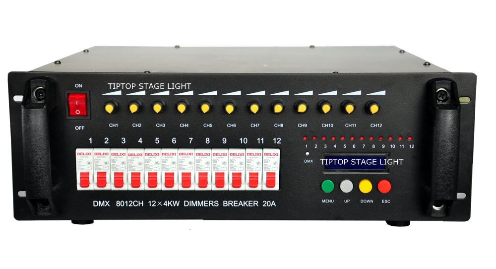Оптовая продажа 12 канальный регулятор света DMX 4 кВт контроллер 512 1 год гарантии