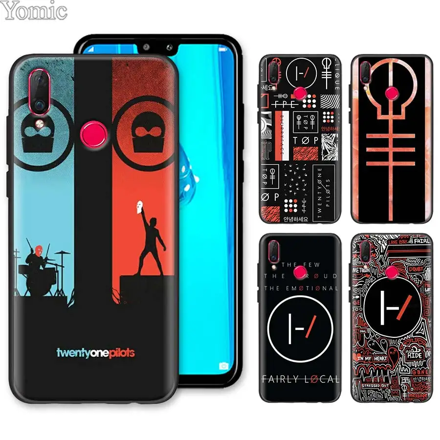 

Twenty One Pilots 21 Pilots Silicone Soft Case for Huawei Honor Y9 Y5 Y6 Y7 2019 Honor 10 20 Lite 8X 8A V20 Cover