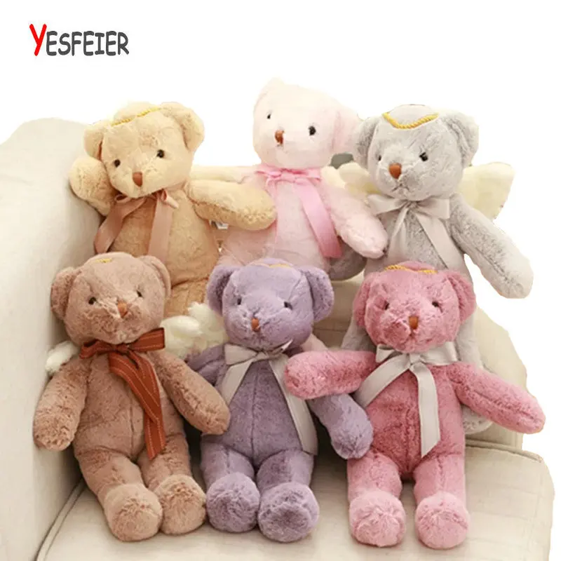 

1PC 40CM New Arrival Cute Cartoon Angel Teddy Bear Plush Toy Stuffed Animal Dolls Girl Gifts And Christmas Gifts For Kids