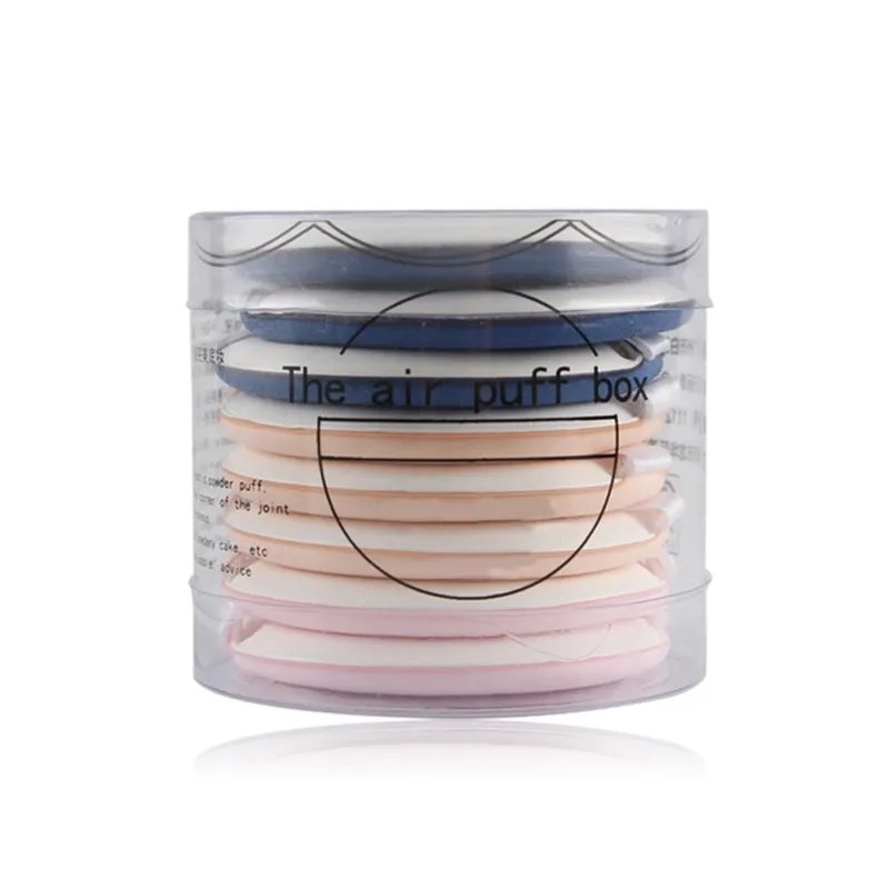 8 шт. основа для макияжа Пудра Косметическая круглая губка слоеные наборы для лица Инструменты конфеты цвета воздушные подушки затяжки Горячая