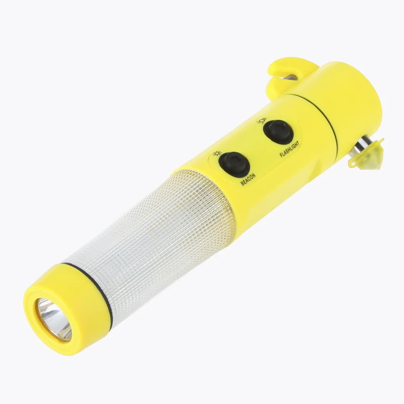4 in 1 Car Safety Emergency Hammer LED Torch Flashlight Beacon Light