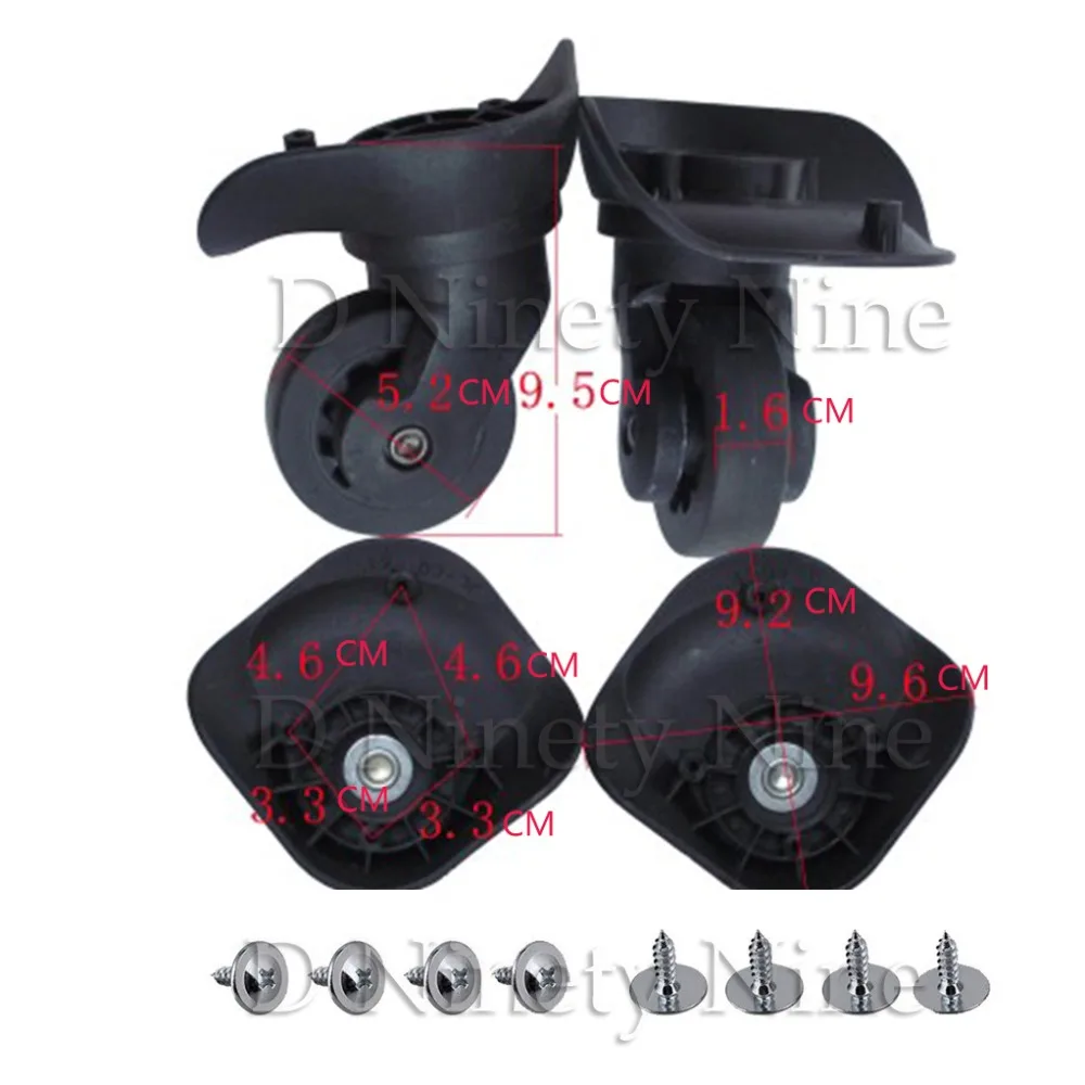 

A23 Mute Wheel Suitcase Luggage Wheel Trolley Case Wheel Repair Universal Travel Suitcase Accessories Luggage Wheel 1 pair