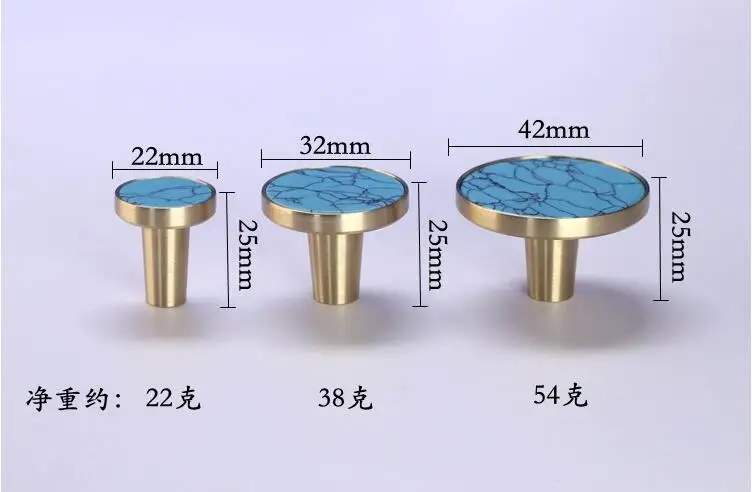 Мраморный узор латунь крюк Ручка комод круглые ручки для ящиков ручки/ручки для шкафа Мебельная ручка для шкафа