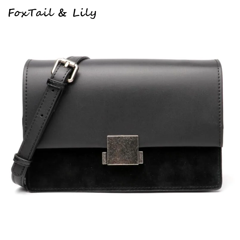 

FoxTail & Lily Real Leather Shoulder Bag Women Handbags Genuine Leather Small Crossbody Bags Famous Brand Female Messenger Bag