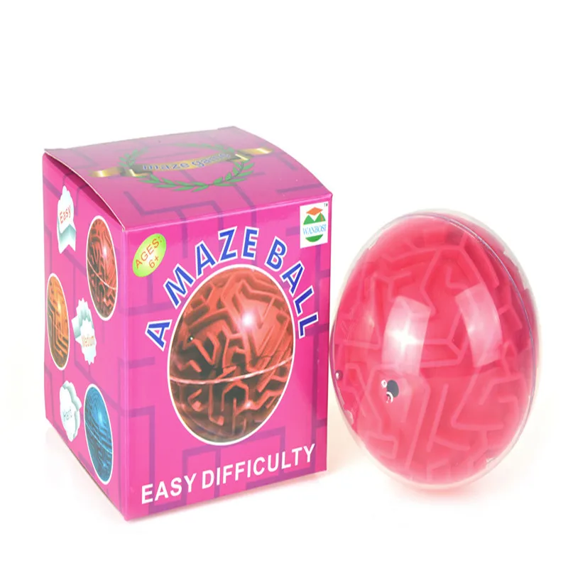 wonderful  Kid Education Magic Labyrinth Ball 3d Walking Bead Maze Toy Baby Gift