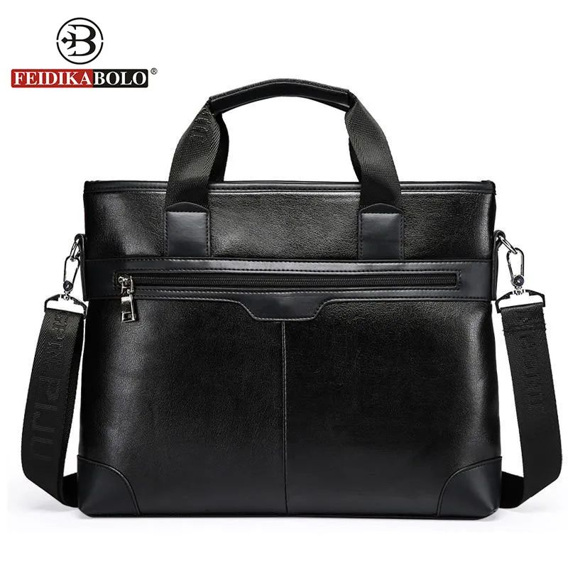 

Famous Brand Bag Men Messenger Bags Portadocumentos Maletin Hombre Men Leather Laptop Tote Bags Men's Briefcases aktentasche