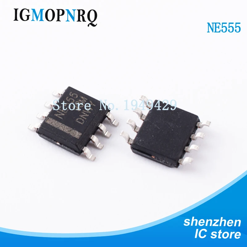 

100PCS NE555DR SOP8 NE555 NE555DT Timer and support products Precision New original free shipping