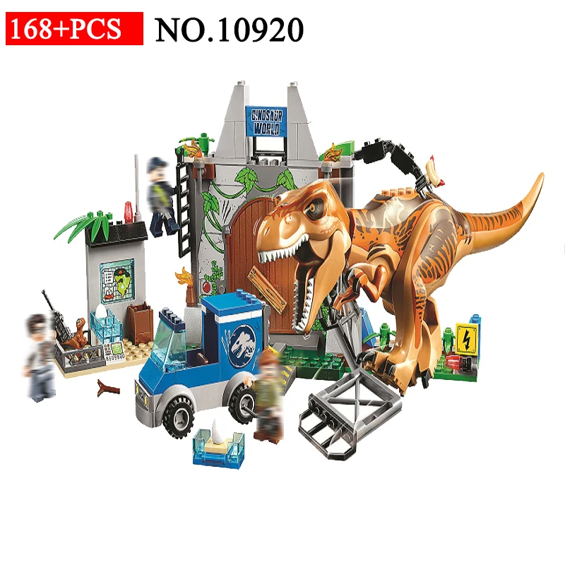 lego t rex breakout set