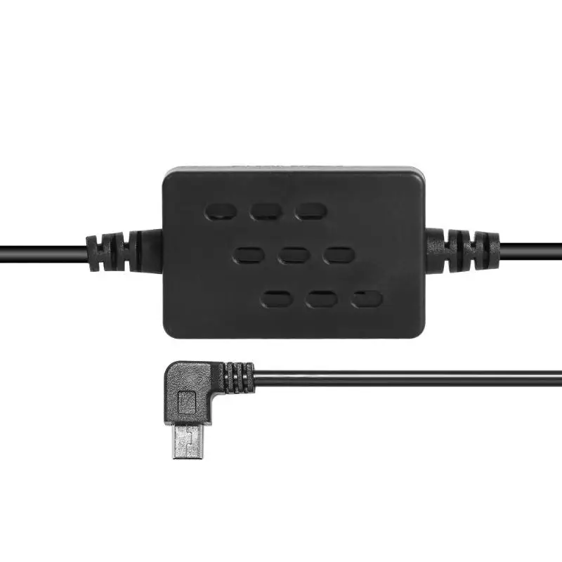 Quelima DC 12 В до 5 В инвертор Mini USB жесткий проводной кабель зарядного устройства для DVR gps