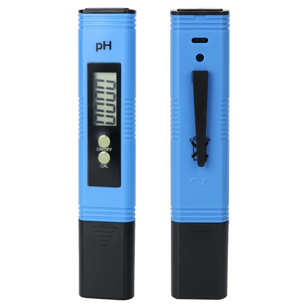 PH Tester Meter Digital for Hydroponics 0.05 and 0.00 14.00 Measurement
