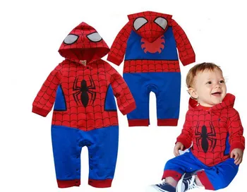 

2020 New Infant Newborn Baby Boy Clothes Spiderman Bodysuit Playsuit Jumpsuit Body Wholesale Bodysuits Ropa de Bebe Outfit 0-12M