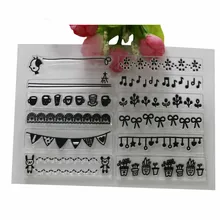 Милый подарок Chrildren's Toy прозрачный значок DIY скрапбук карта тиснение трафареты