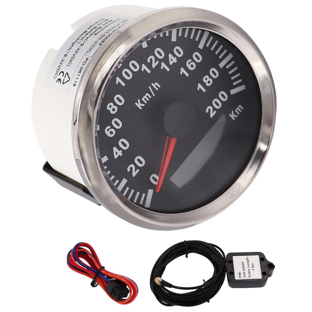 

2Pcs 85mm Tuning Marine Boat GPS Speedometer Gauge 120km/h or 200km/h GPS Meter fit 12V ~24V Car Boat Motorcycle with Backlight