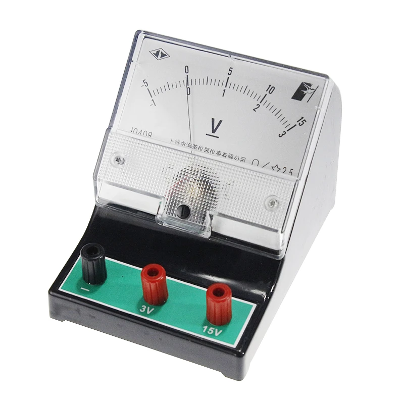 Фото 2.5 3V15V DC Voltage Voltmeter School Physical Electrical Teaching Aids Physics experiment equipment M-1287  Канцтовары для | Physics (32628403242)