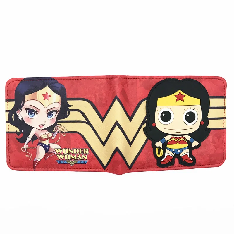 Новое поступление DC Wonder Woman кошелек суперженский кошелек Супер кошелек с супергероями Аниме Бумажник для молодых