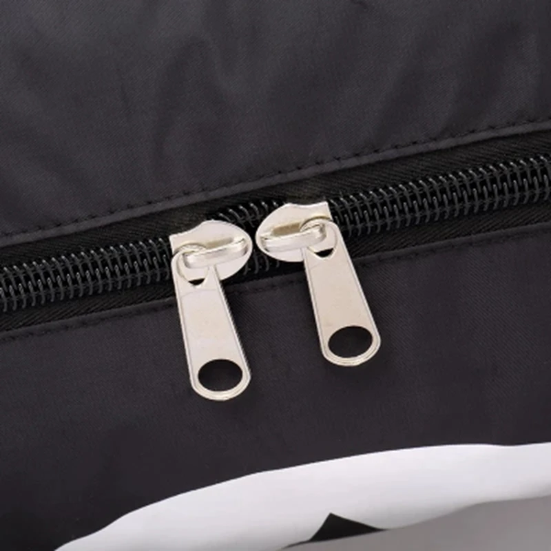  Large Nylon Material Waterproof Travel Bag Gym Bag Five-Pointed Star Large Capacity Women And Men B - 32858341288